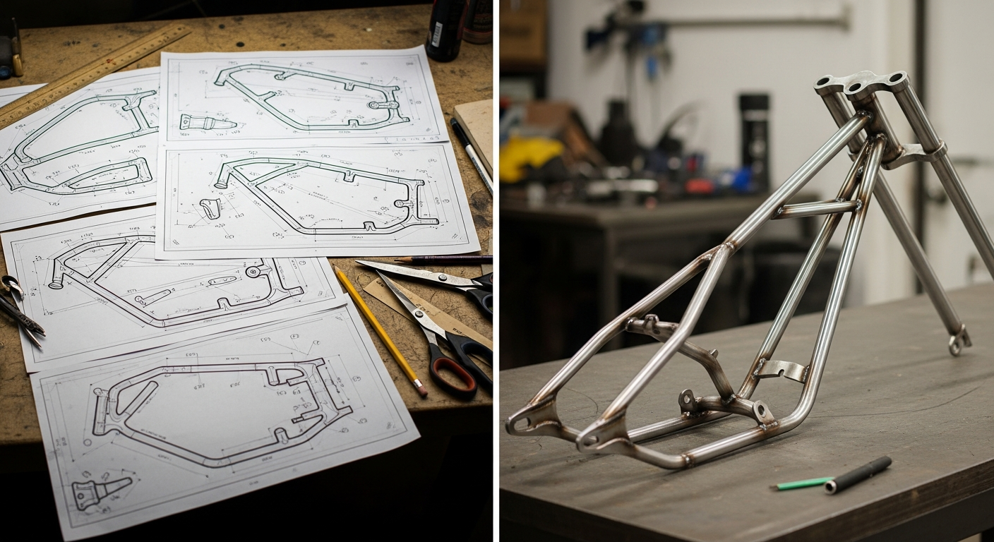 Frame templates to completed frame