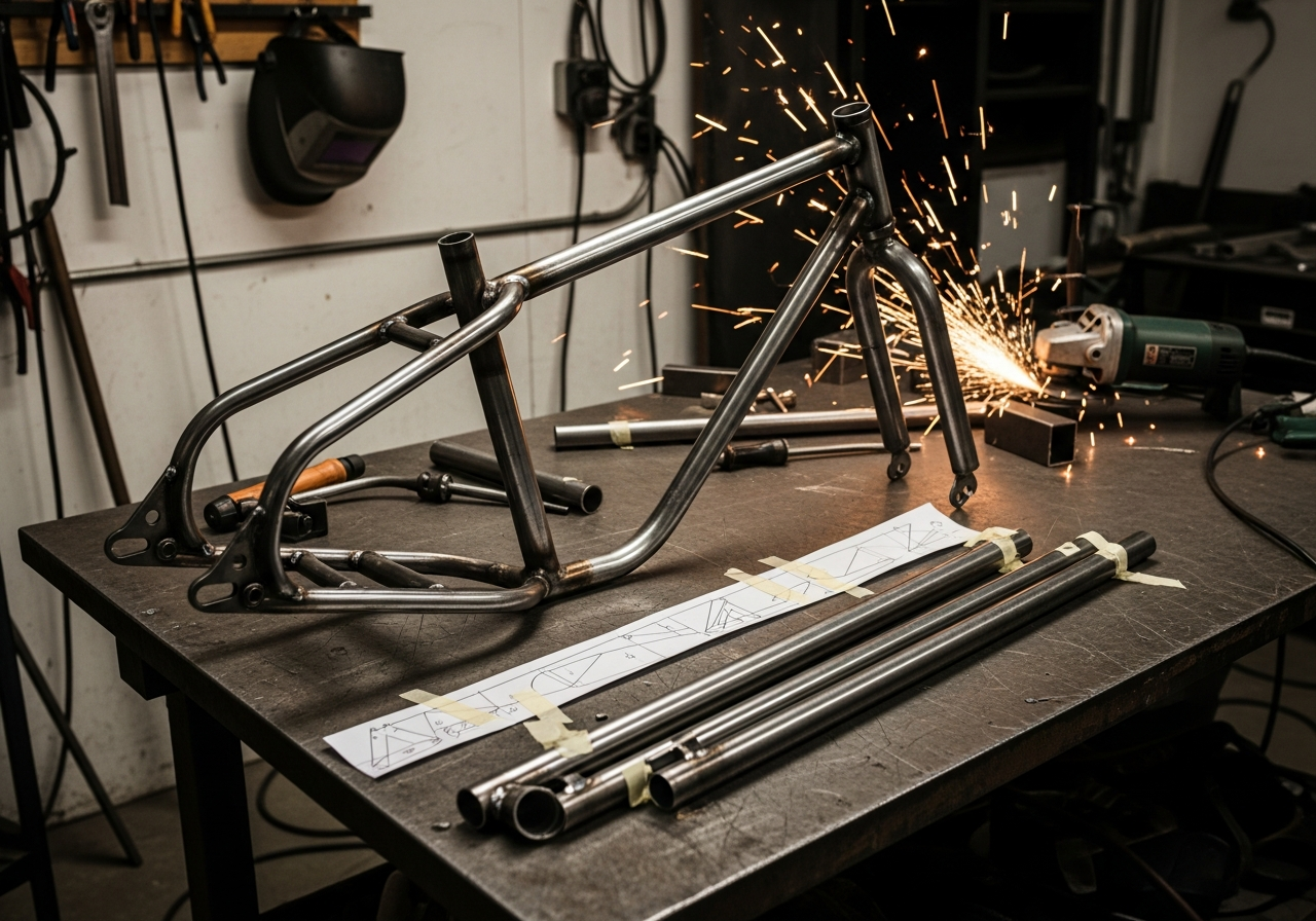 Mini bike frame build